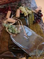 Melted Bottles as Cheese Boards